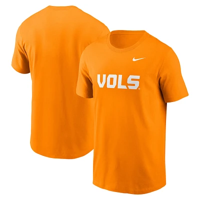 T-shirt Nike Tennessee Orange Volunteers Primetime avec logo alternatif pour homme