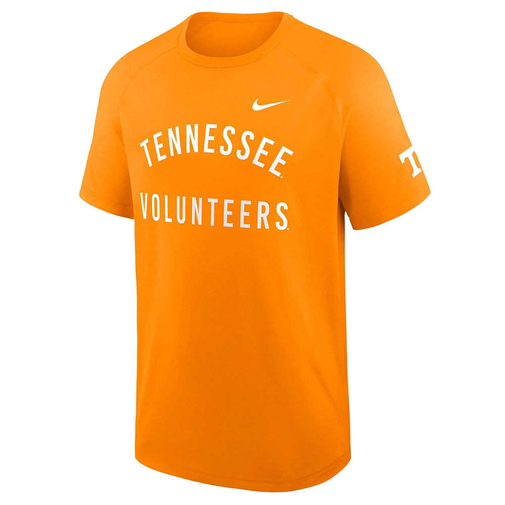 Men's Nike Tennessee Orange Volunteers Ready Raglan Premium Performance T-Shirt