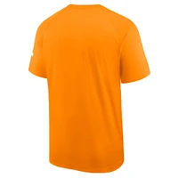 Men's Nike Tennessee Orange Volunteers Ready Raglan Premium Performance T-Shirt