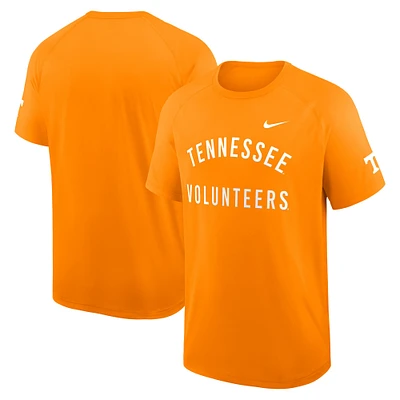 Men's Nike Tennessee Orange Volunteers Ready Raglan Premium Performance T-Shirt
