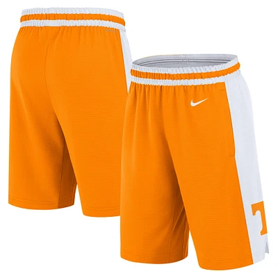 Short de basket-ball Nike Tennessee Orange Volunteers Road Replica Performance pour homme