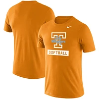 T-shirt de performance coupe slim Nike Tennessee Volunteers Softball Drop Legend pour homme