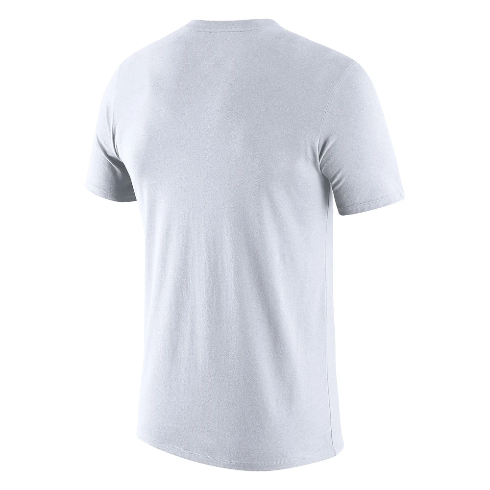 T-shirt Nike blanc pour homme Tennessee Volunteers 2025 On-Court Bench