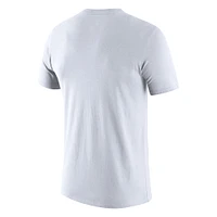 T-shirt Nike blanc pour homme Tennessee Volunteers 2025 On-Court Bench