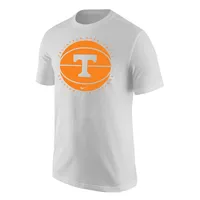 T-shirt Nike pour homme avec logo de basket-ball Tennessee Volunteers blanc