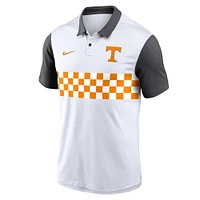 Men's Nike White Tennessee Volunteers Campus Pattern Vapor Performance Polo