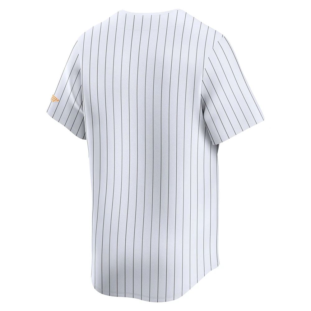 Maillot de baseball Nike Tennessee Volunteers College Limited pour homme, blanc