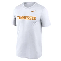 T-shirt Nike blanc Tennessee Volunteers Primetime Legend Wordmark pour homme