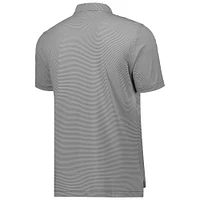 Men's Peter Millar Gray Tennessee Volunteers Jubilee Striped Performance Jersey Polo