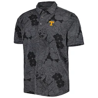 Polo Tommy Bahama Black Tennessee Volunteers Miramar Blooms pour homme