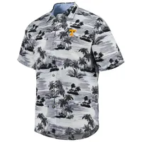 Men's Tommy Bahama Black Tennessee Volunteers Tropical Horizons Button-Up Shirt