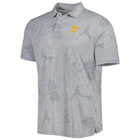 Men's Tommy Bahama Gray Tennessee Volunteers Miramar Blooms Polo