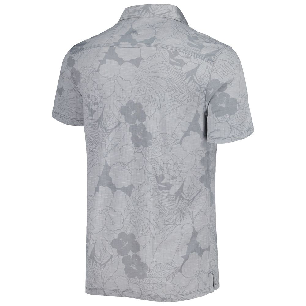 Men's Tommy Bahama Gray Tennessee Volunteers Miramar Blooms Polo
