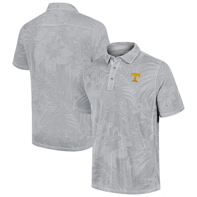 Polo Tommy Bahama gris pour homme Tennessee Volunteers Sport Santiago Paradise