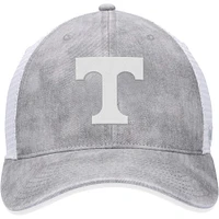 Men's Top of the World Gray/White Tennessee Volunteers Slate Trucker Adjustable Hat