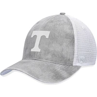 Men's Top of the World Gray/White Tennessee Volunteers Slate Trucker Adjustable Hat