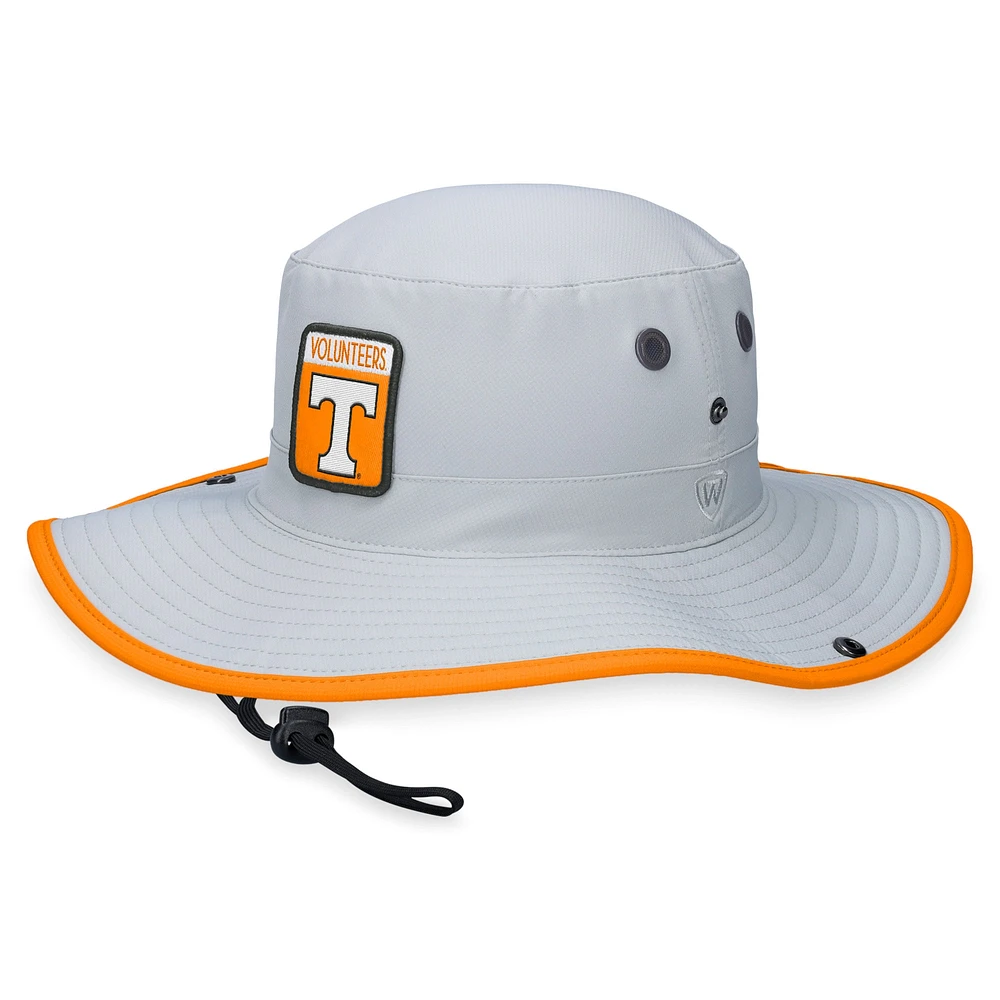 Men's Top of the World Gray Tennessee Volunteers Steady Bucket Hat