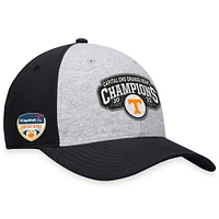 Casquette réglable Top of the World Heather Grey Tennessee Volunteers 2022 Orange Bowl Champions pour homme