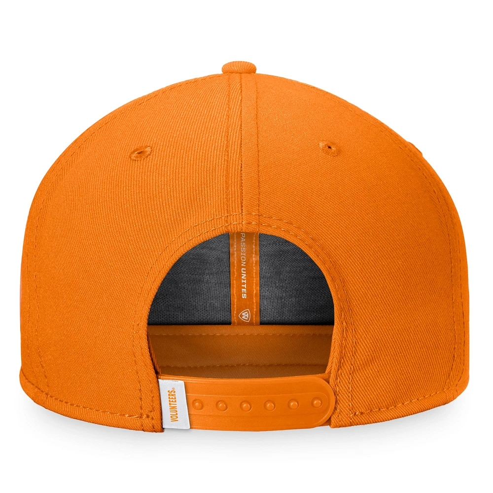 Casquette Top of the World Orange Tennessee Volunteers Bank pour hommes