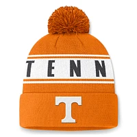 Men's Top of the World Tennessee Orange Tennessee Volunteers Slash Cuffed Knit Hat with Pom