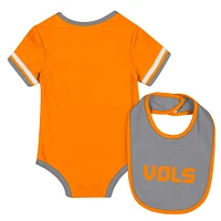 Newborn & Infant Colosseum  Tennessee Orange Volunteers Bodysuit Bib Set