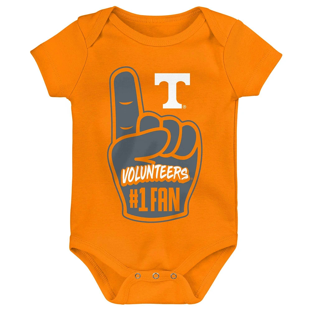 Newborn & Infant Tennessee Orange Volunteers #1 Fan Foam Finger Bodysuit