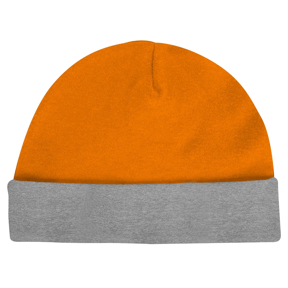 Ensemble body, bavoir et bonnet pour nouveau-né nourrisson Tennessee Orange Volunteers Dynamic Duo