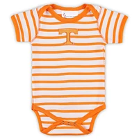 Newborn & Infant Two Feet Ahead Tennessee Orange Volunteers Stripe Shoulder Bodysuit