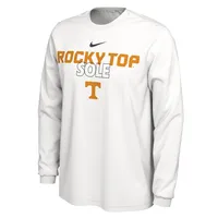 Nike  White Tennessee Volunteers 2023 On Court Bench Long Sleeve T-Shirt