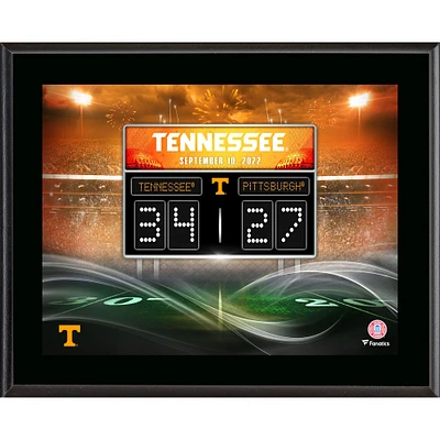 Tennessee Volunteers 10.5" x 13" 2022 Win vs. Pitt Panthers Sublimated Plaque