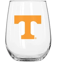 Verre à boisson incurvé de 16 oz pour le jour du match des Tennessee Volunteers