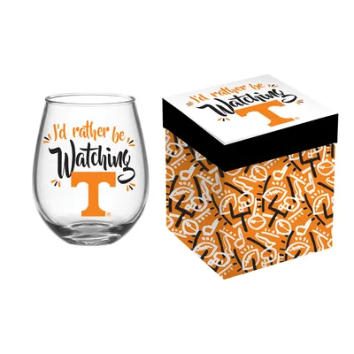 Tennessee Volunteers 17oz. Boxed Stemless Wine Glass