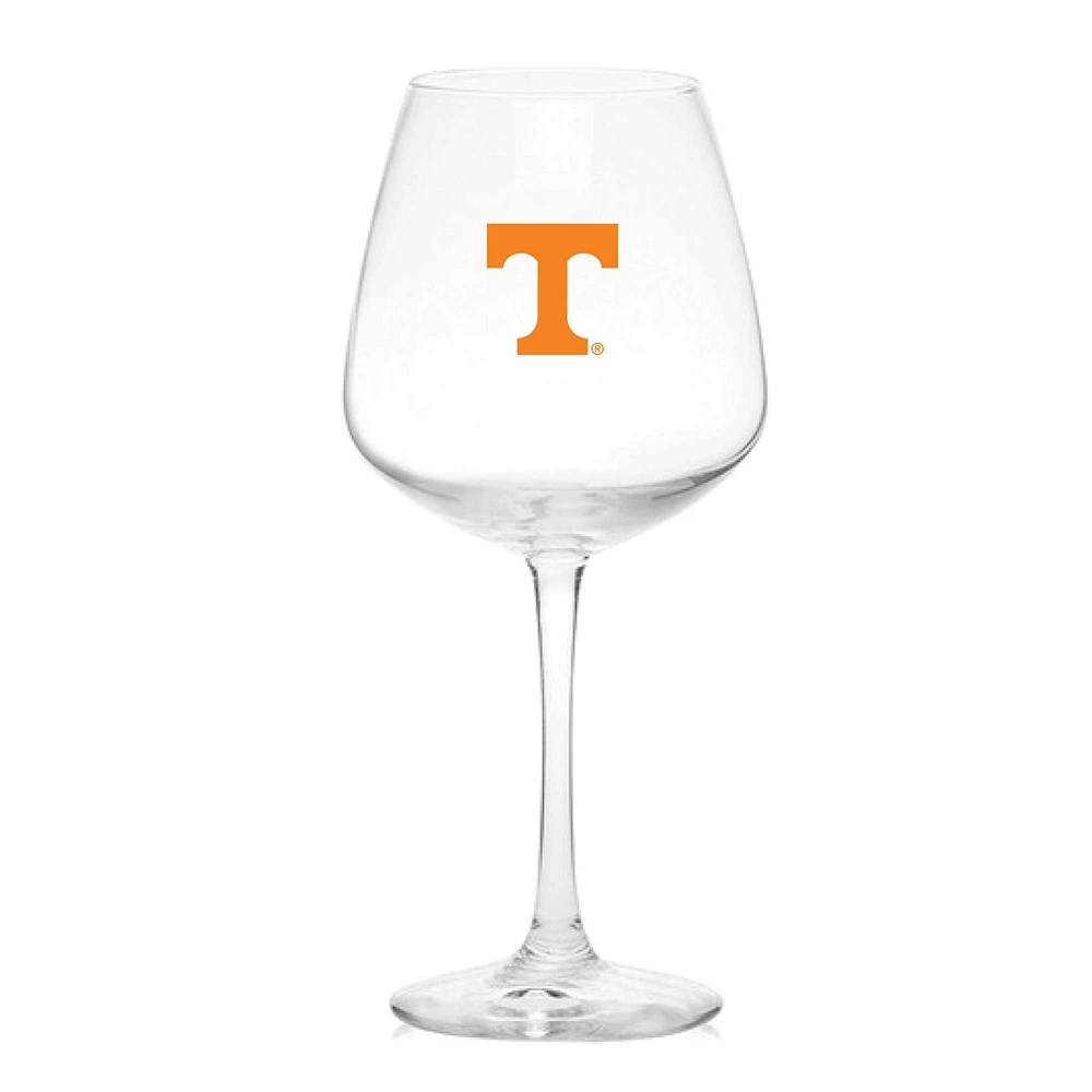 Volontaires du Tennessee 18oz. Verre à vin à pied