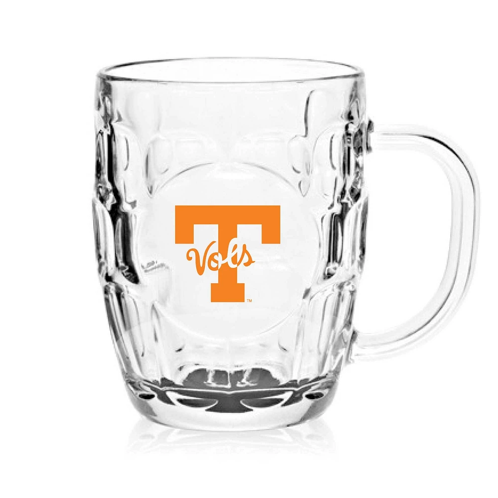 Volontaires du Tennessee 20oz. Tasse en verre alvéolée