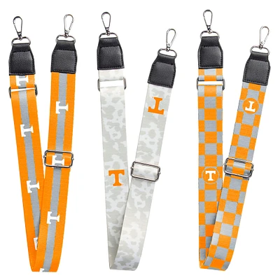 Ensemble de 3 sangles de sac Tennessee Volunteers