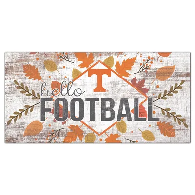 Tennessee Volunteers 6'' x 12'' Hello Football Wall Art