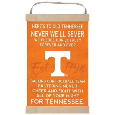 Tennessee Volunteers Fight Song Banner Sign