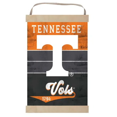 Tennessee Volunteers Retro Logo Banner Sign