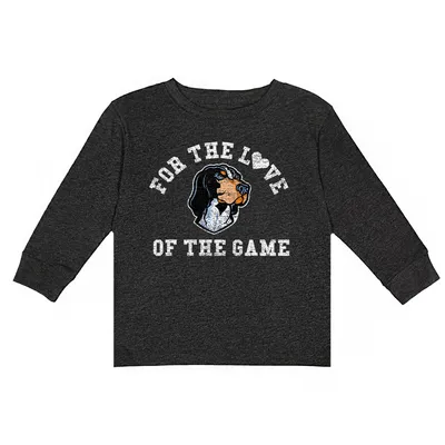 Tennessee Volunteers Toddler For the Love Long Sleeve T-Shirt - Charcoal