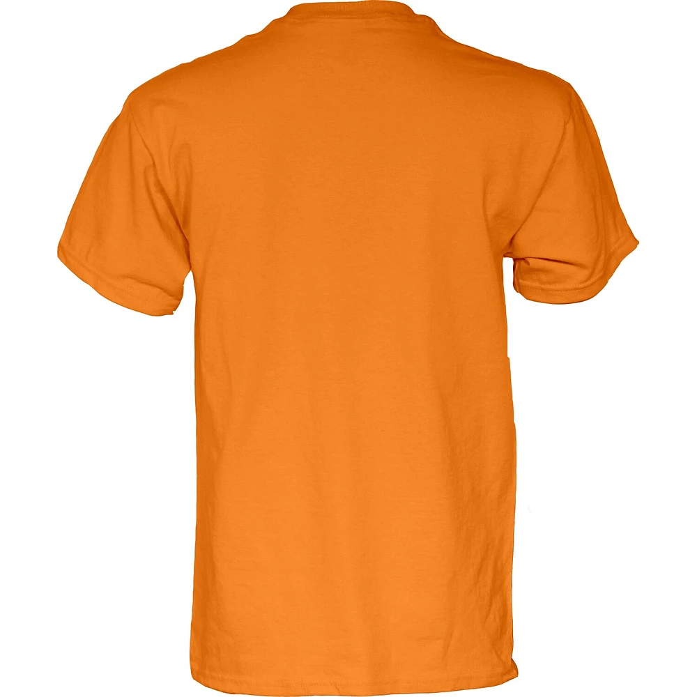 T-shirt unisexe bleu 84 Tennessee Orange Volunteers 2024 SEC pour hommes, Champions de la saison régulière basket-ball, vestiaire