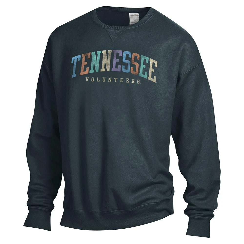 Sweat-shirt surdimensionné unisexe ComfortWash gris Tennessee Volunteers