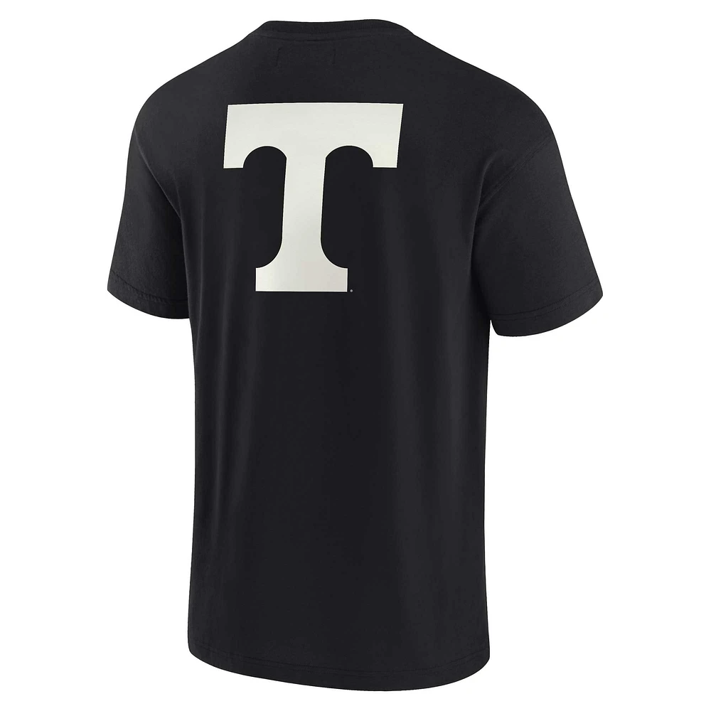 T-shirt unisexe Fanatics Black Tennessee Volunteers Elements super doux à manches courtes