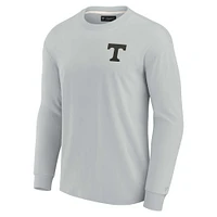 T-shirt unisexe Fanatics Grey Tennessee Volunteers Elements super doux à manches longues