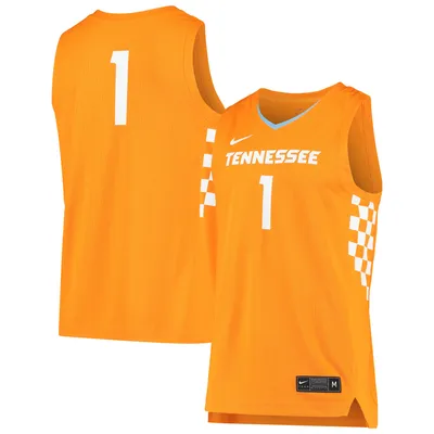 #1 Tennessee Volunteers Nike Unisex Replica Basketball Jersey - Orange