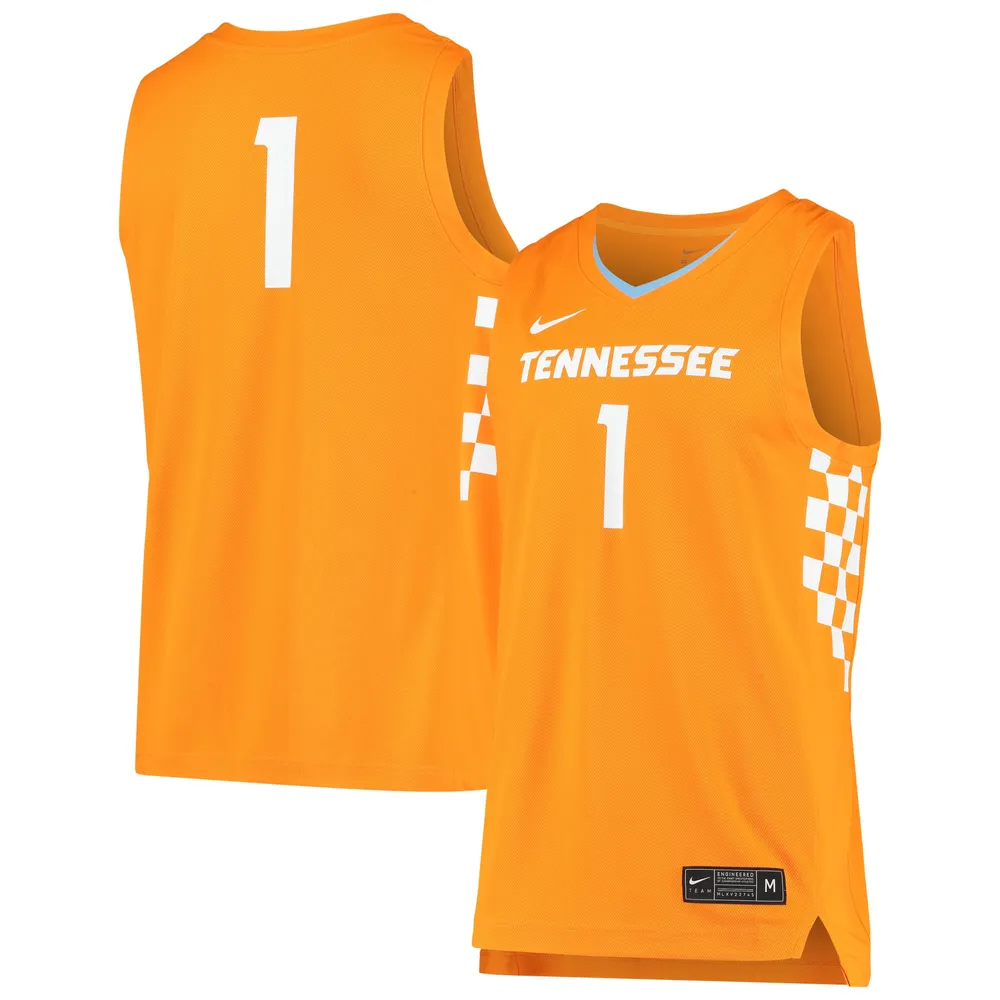 Nike Unisex Nike #1 Tennessee Orange Volunteers Replica Basketball