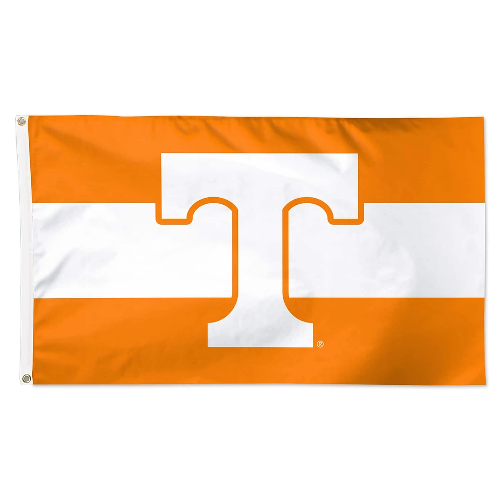 WinCraft Tennessee Volunteers Drapeau simple face de luxe à rayures horizontales 3 pi x 5 pi