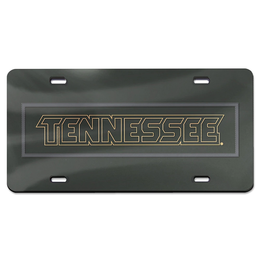 Plaque d'immatriculation grise WinCraft Tennessee Volunteers