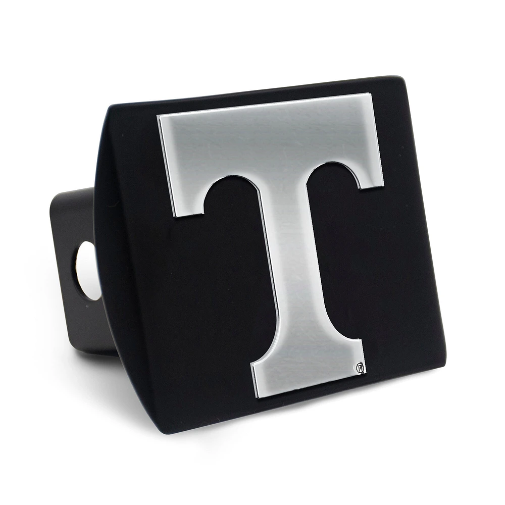 Housse d'attelage WinCraft Tennessee Volunteers Premium en métal chromé avec logo