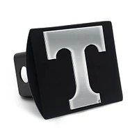 Housse d'attelage WinCraft Tennessee Volunteers Premium en métal chromé avec logo