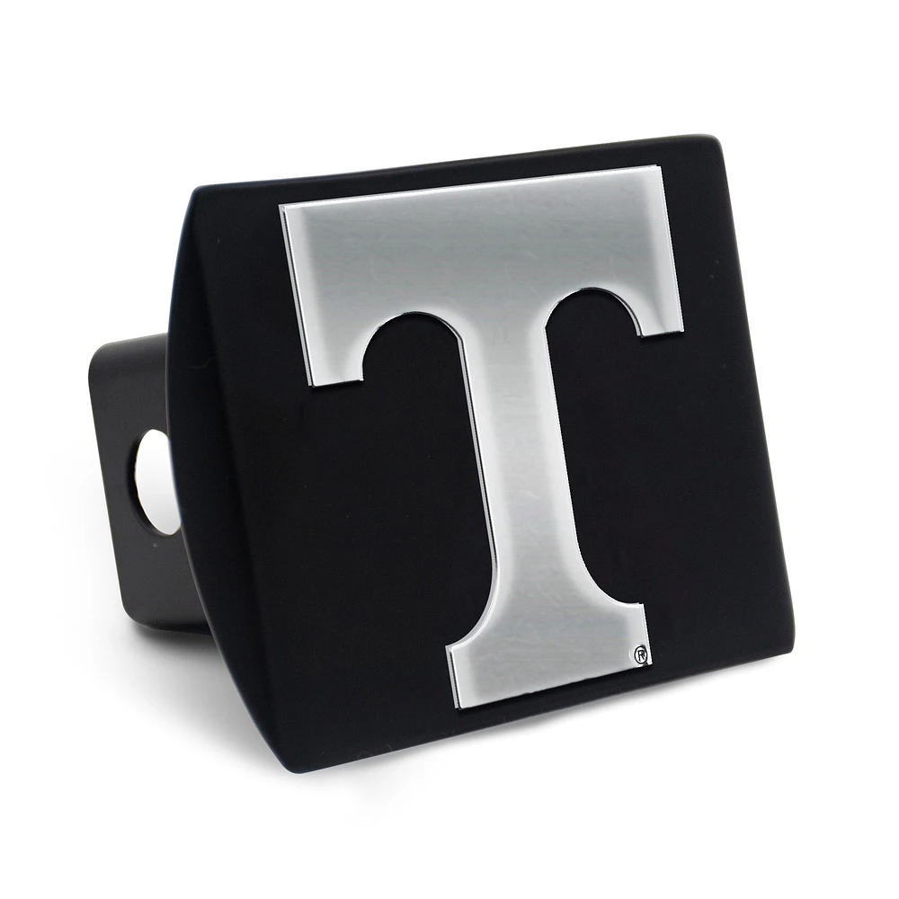 Housse d'attelage WinCraft Tennessee Volunteers Premium en métal chromé avec logo
